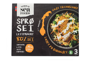 Norway Seafoods Sprø sei forpakning